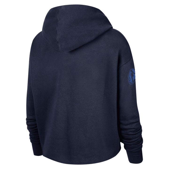 DALLAS MAVERICKS NIKE WOMENS COURTSIDE NAVY HOODIE