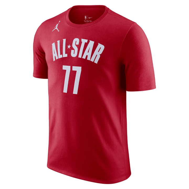 DALLAS MAVERICKS LUKA DONČIĆ 22-23 ALL-STAR RED NAME & NUMBER TEE