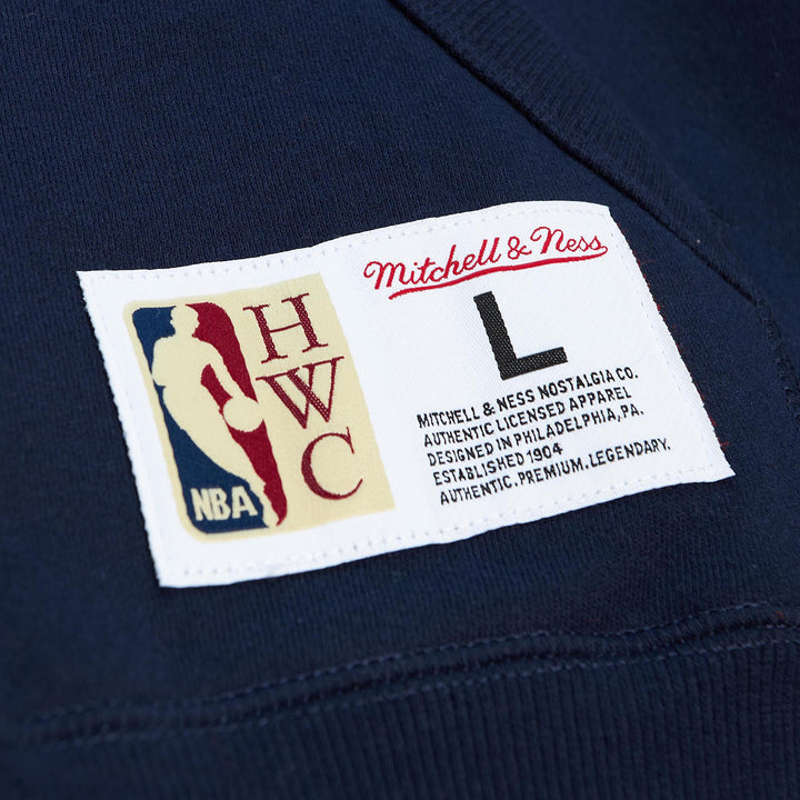 DALLAS MAVERICKS MITCHELL & NESS HARDWOOD CLASSIC NAVY HOODIE