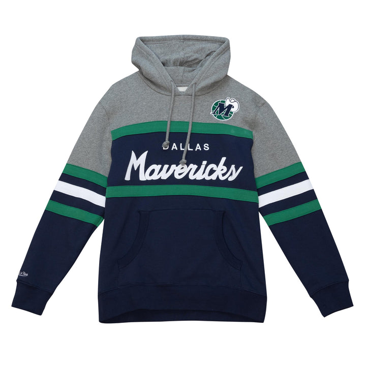 DALLAS MAVERICKS MITCHELL & NESS HARDWOOD CLASSIC HEADCOACH HOODIE