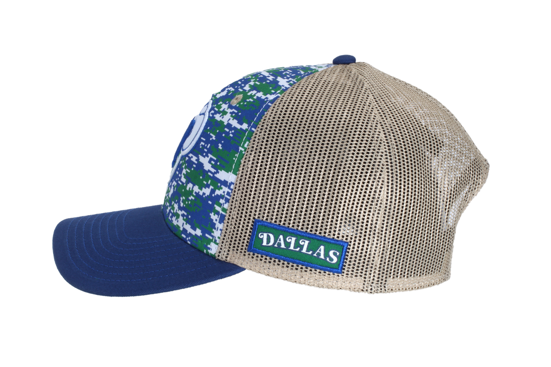 DALLAS MAVERICKS HWC DIGITAL CAMO SNAPBACK CAP