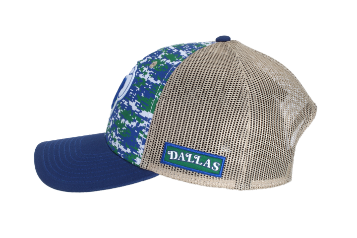 DALLAS MAVERICKS HWC DIGITAL CAMO SNAPBACK CAP