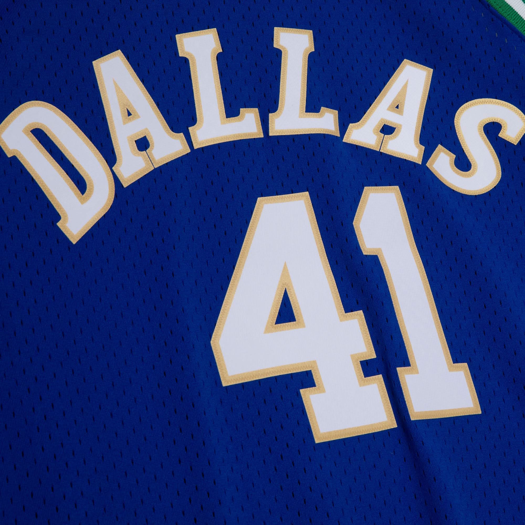 DALLAS MAVERICKS DIRK NOWITZKI HARDWOOD CLASSIC BLUE JERSEY – Mavs