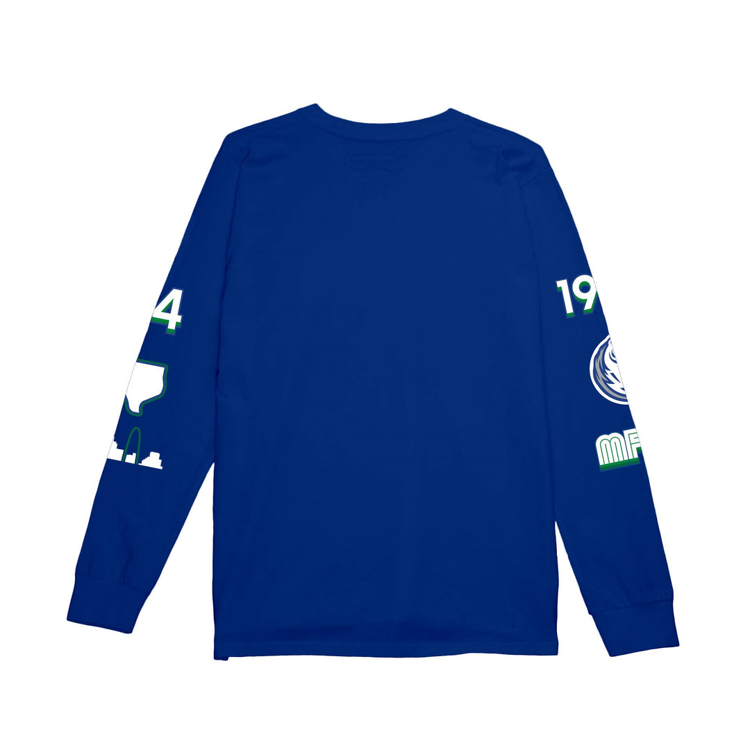 DALLAS MAVERICKS MITCHELL & NESS CITY EDITION LONGSLEEVE LOGO TEE