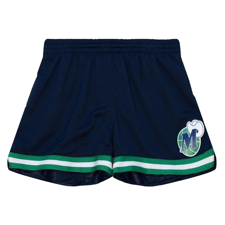 DALLAS MAVERICKS MITCHELL & NESS WOMEN'S HARDWOOD CLASSIC M-HAT NAVY SHORTS