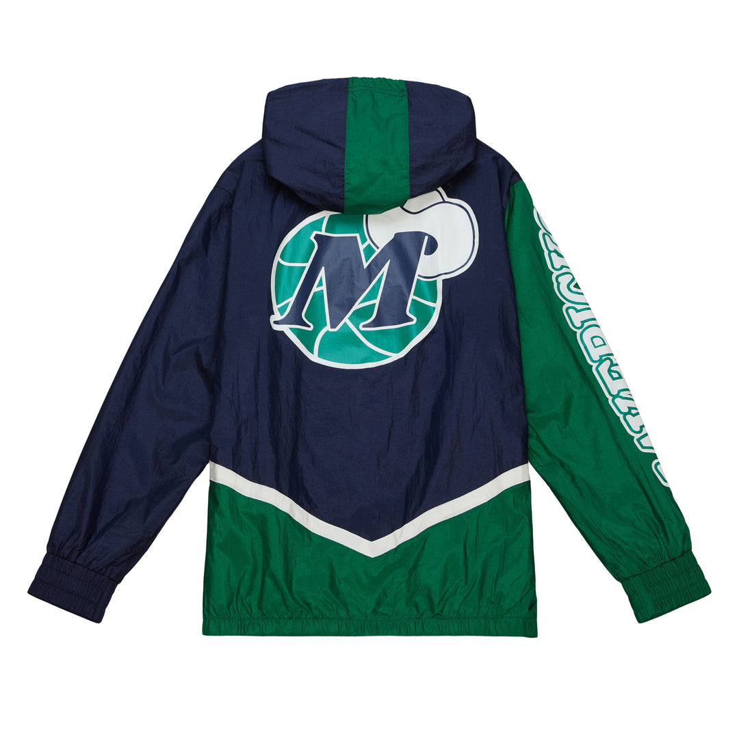 DALLAS MAVERICKS MITCHELL & NESS HARDWOOD CLASSIC M-HAT WINDBREAKER