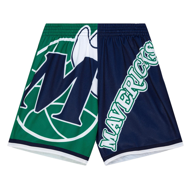 DALLAS MAVERICKS MITCHELL & NESS HARDWOOD CLASSIC BIG FACE SHORTS