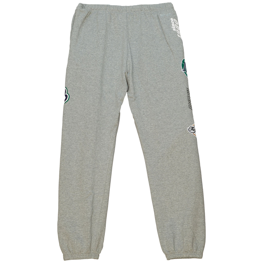 DALLAS MAVERICKS MITCHELL & NESS HARDWOOD CLASSIC ORIGINS FLEECE PANTS