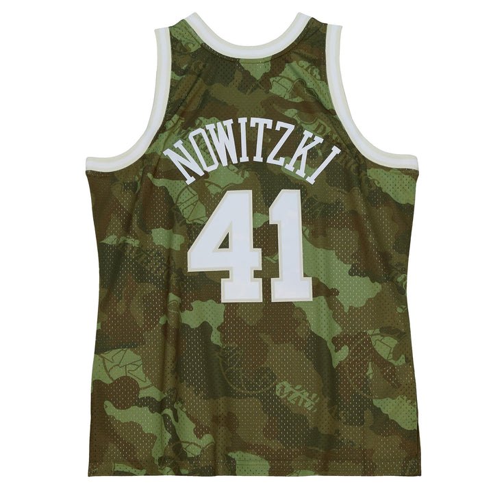 DALLAS MAVERICKS MITCHELL & NESS HARDWOOD CLASSIC CAMO JERSEY