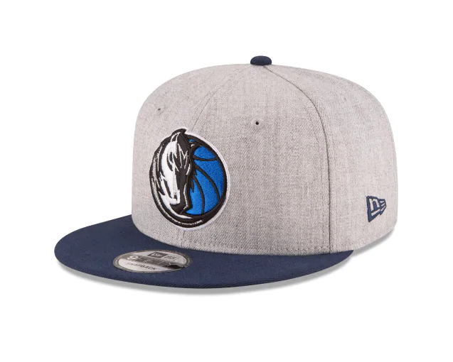 DALLAS MAVERICKS NEW ERA 41.21.1. GREY SNAPBACK CAP