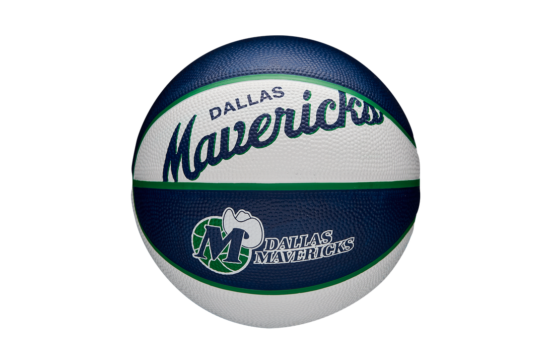 DALLAS MAVERICKS WILSON MINI HARDWOOD CLASSIC BASKETBALL