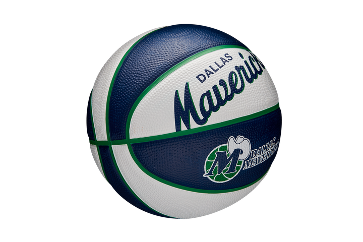 DALLAS MAVERICKS WILSON MINI HARDWOOD CLASSIC BASKETBALL