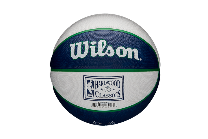 DALLAS MAVERICKS WILSON MINI HARDWOOD CLASSIC BASKETBALL