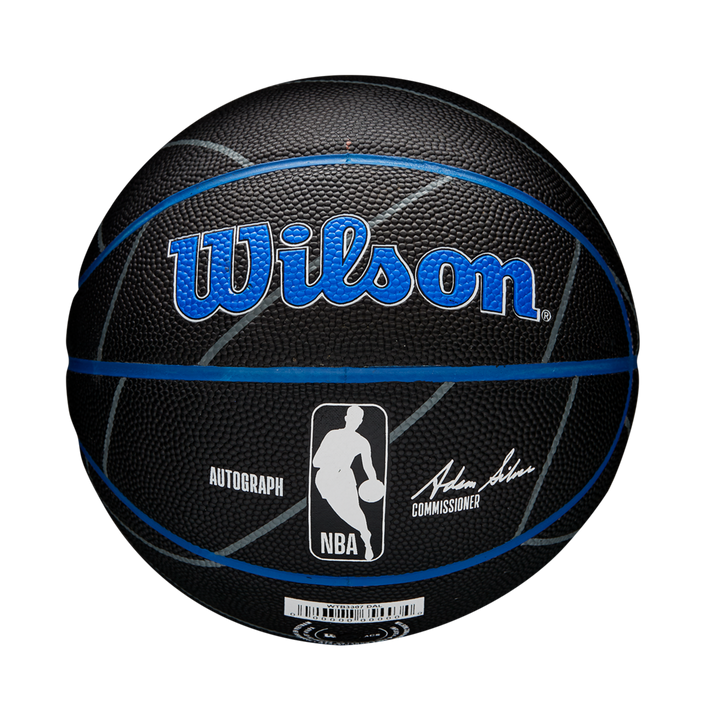 DALLAS MAVERICKS WILSON B3 MINI TEAM AUTOGRAPH BALL