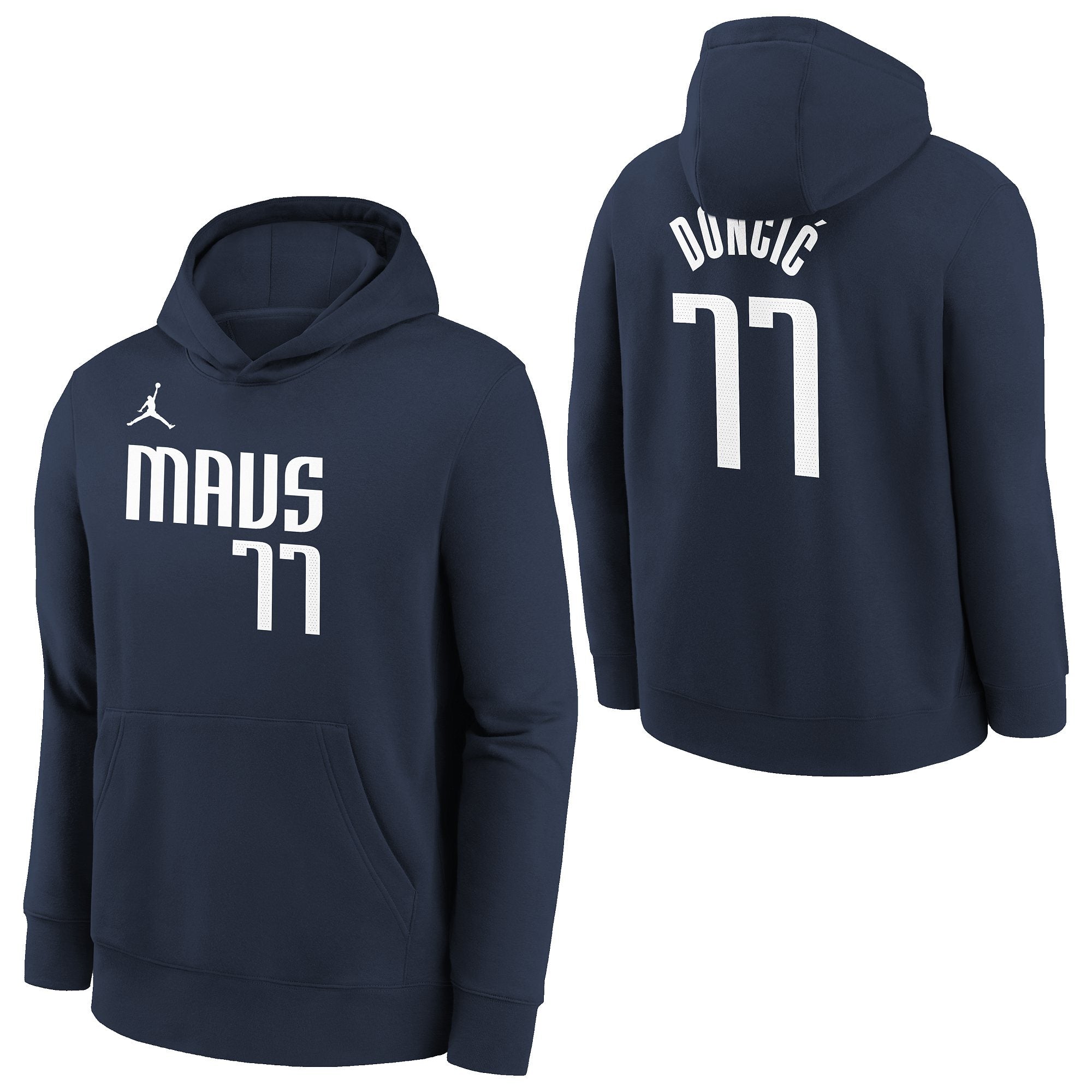 DALLAS MAVERICKS JORDAN STATEMENT KIDS DON I NAME NUMBER HOODIE