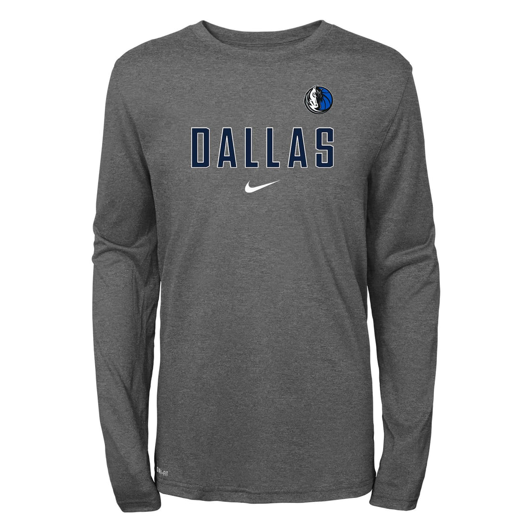 DALLAS MAVERICKS NIKE OUTERSTUFF YOUTH FACILITY LONG SLEEVE TEE