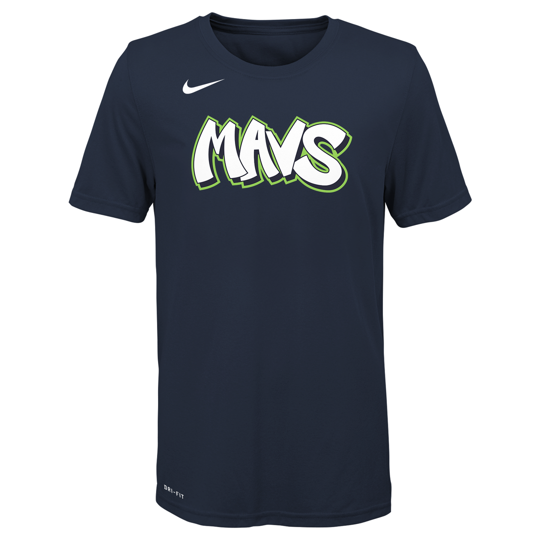 DALLAS MAVERICKS YOUTH CITY EDITION LOGO TEE