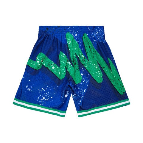 DALLAS MAVERICKS MITCHELL & NESS HARDWOOD CLASSIC HYPER HOOPS SWINGMAN SHORTS