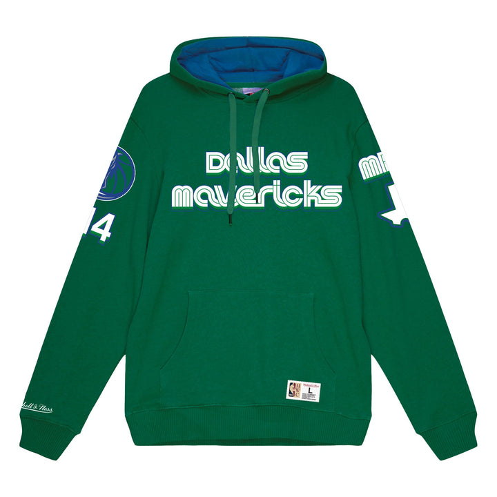 DALLAS MAVERICKS MITCHELL & NESS CITY EDITION GREEN HOODIE